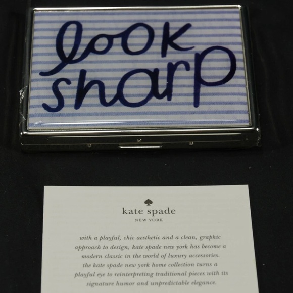 kate spade “Look Sharp” Laurel Street Lennox ID and Business Card Holder NWT - Picture 4 of 5